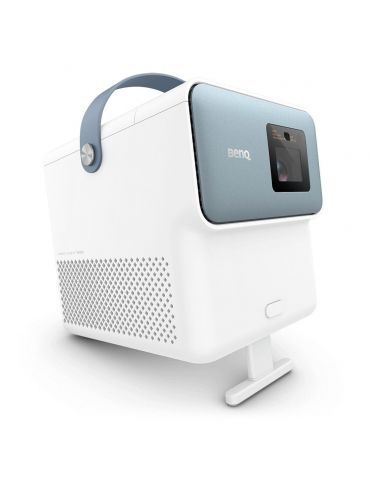 BenQ GP100 proiectoare de date Proiector cu rază normală 1000 ANSI lumens DLP 1080p (1920x1080) Albastru, Alb