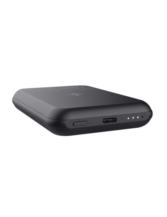 Trust Magno Polimer Litiu (LiPo) 5000 mAh Încărcare fără fir Negru