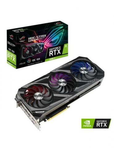 Placa video ASUS nVidia GeForce RTX 3080 Ti ROG STRIX Gaming OC 12GB GDDR6 384bit Asus - 1