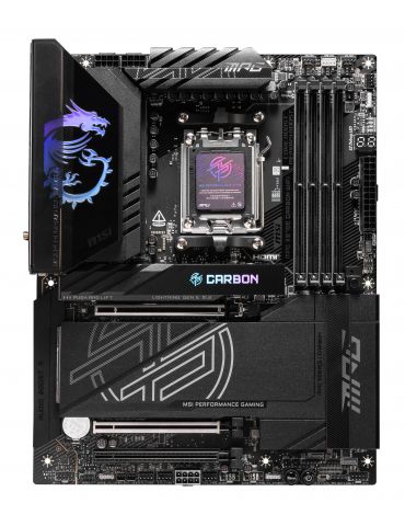 MSI MPG X870E CARBON WIFI plăci de bază AMD X870E Mufă AM5 ATX - Tik.ro
