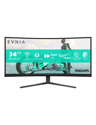 Philips Evnia 34M2C3500L 00 monitoare LCD 86,4 cm (34") 3440 x 1440 Pixel Wide Quad HD Negru