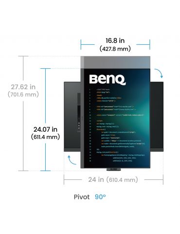 BenQ RD280UA monitoare LCD 71,6 cm (28.2") 3840 x 2560 Pixel 4K Ultra HD Negru