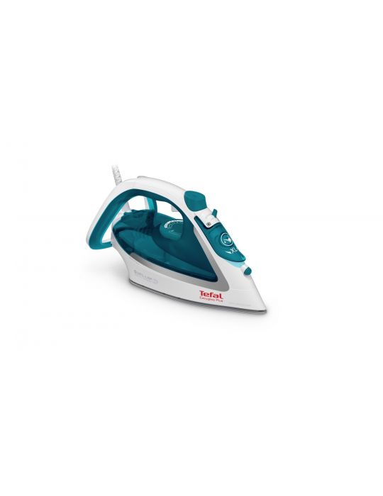 Tefal EasyGliss Plus FV5718 fiare de călcat Fier de călcat uscat și cu abur Talpă Durilium 2400 W Turcoaz, Alb