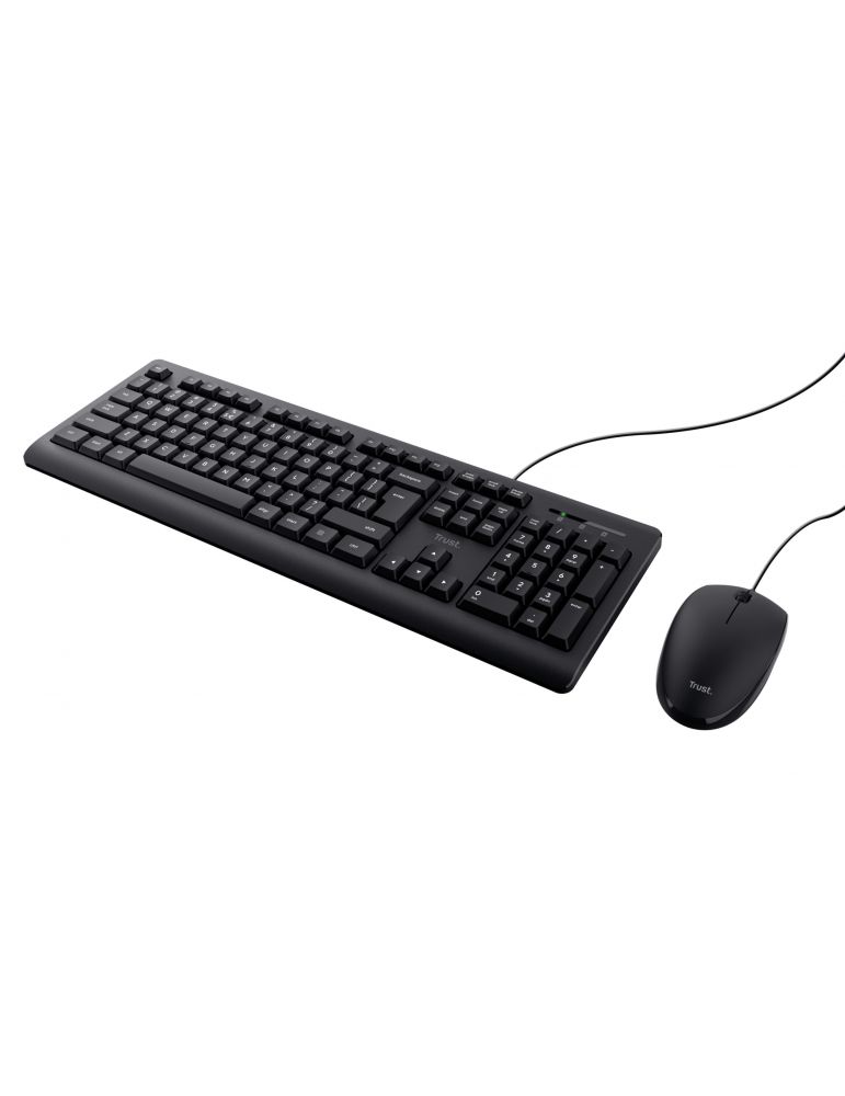 Trust 24645 tastaturi Mouse inclus Birou USB QWERTY Negru