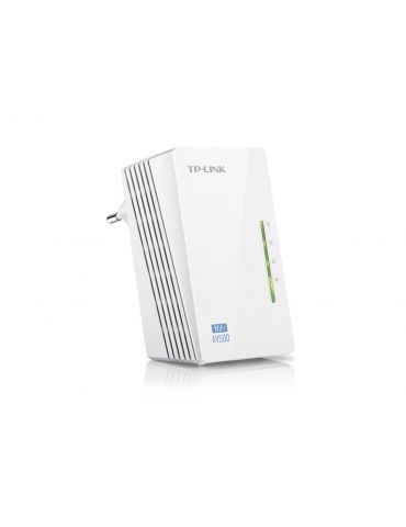 Amplificator powerline 300mbps av500 500mbps powerline datarate 2 10/100mbps fast ethernet homeplug av tp-link tl-wpa4220 (inclu