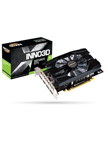 Placa video inno3d nvidia geforce gtx 1660 compact 6 gb gddr5 192 biti pci express 3.0 x 16 hdmi | display port x 3 sistem racir - Tik.ro