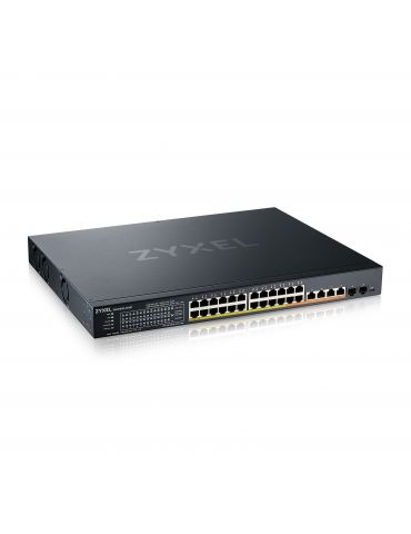 Zyxel XMG1930-30HP Gestionate L3 2.5G Ethernet (100 1000 2500) Power over Ethernet (PoE) Suport 1U Negru