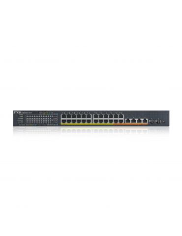 Zyxel XMG1930-30HP Gestionate L3 2.5G Ethernet (100 1000 2500) Power over Ethernet (PoE) Suport 1U Negru