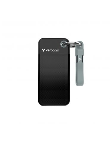 Verbatim Pocket SSD 1 TB USB tip-C 3.2 Gen 2 (3.1 Gen 2) Negru, Gri - Tik.ro