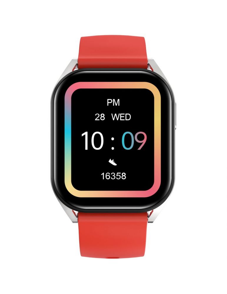 Canyon smart watch chatter sw-58 bt-call silver red