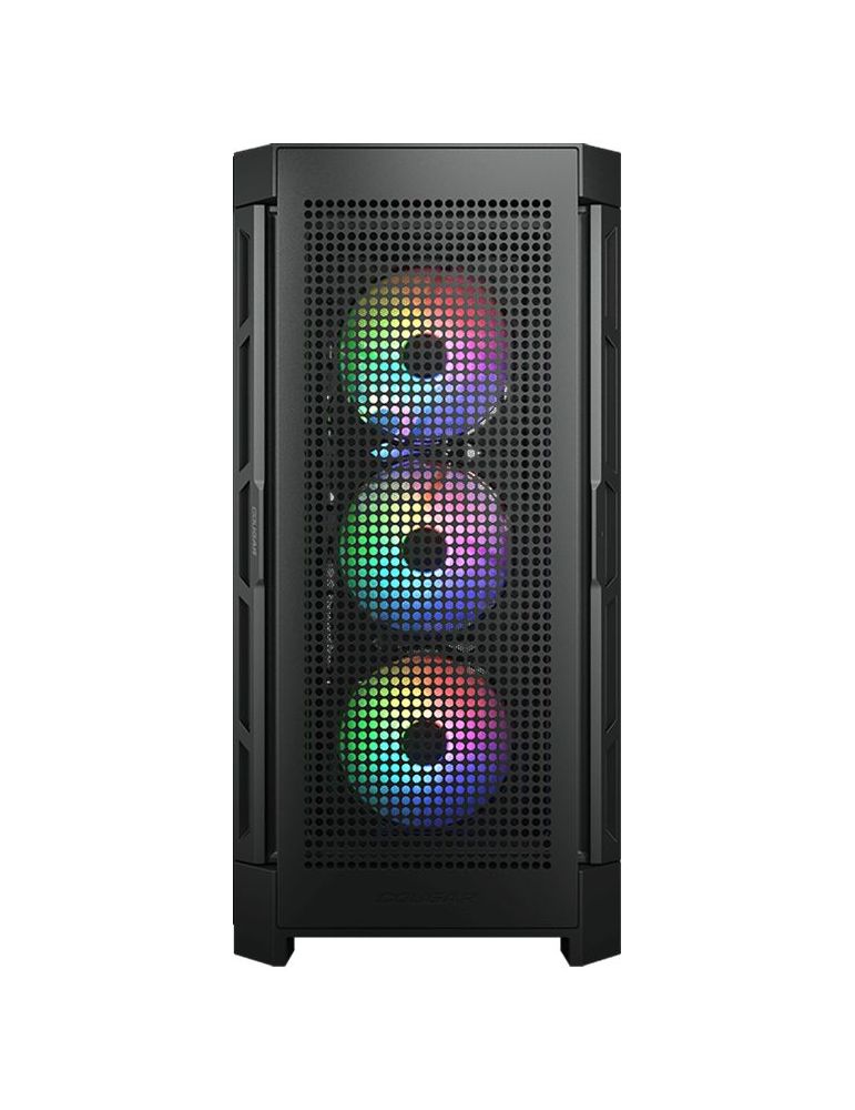 Cougar duoface pro rgb black mid tower 3x 120 argb