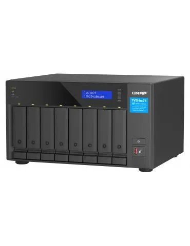 QNAP TVS-H874T-I7-32G NAS & servere de stocare a datelor Tower Intel® Core™ i7 32 Giga Bites DDR4 HDD QNAP QTS Negru
