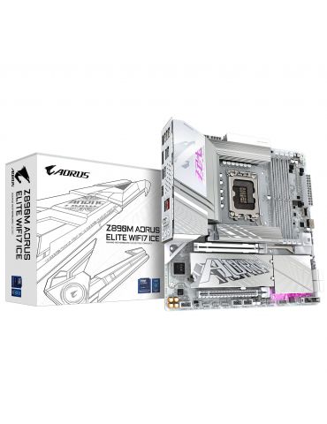 GIGABYTE Z890M AORUS ELITE WIFI7 ICE Intel Z890 LGA 1851 (Socket V1) ATX