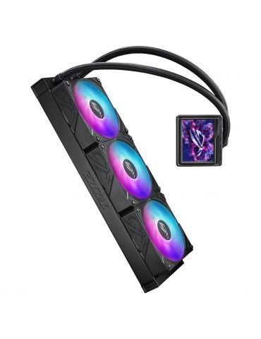 ASUS ROG Ryujin III 360 ARGB Extreme Carcasă calculator Răcire lichidă all-in-one Negru