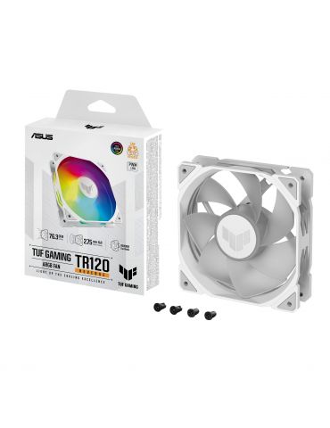 ASUS TUF GAMING TR120 ARGB REVERSE 1-pack White Carcasă calculator Răcitor de aer 12 cm Alb