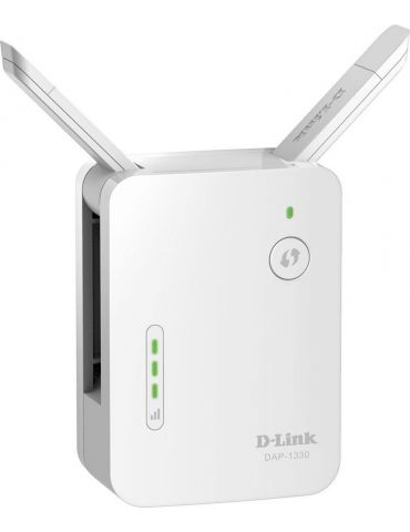 Range extender d-link wireless  300mbps 1 port 10/100mbps 2 antene externe 2.4ghz dap-1330 (include tv 1.75lei) D-link - 1