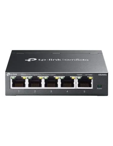 TP-Link Omada ES205G switch-uri Gestionate Gigabit Ethernet (10 100 1000) Negru