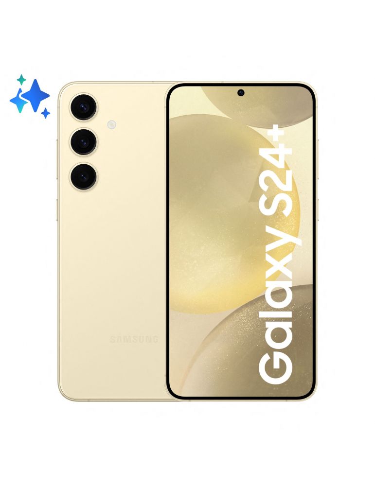 Samsung Galaxy S24+ 17 cm (6.7") Dual SIM 5G USB tip-C 12 Giga Bites 256 Giga Bites 4900 mAh Chihlimbar, Galben