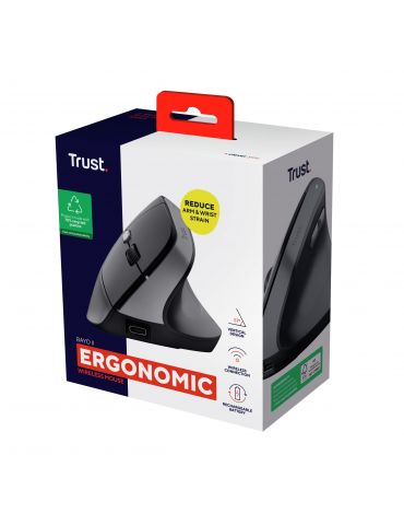 Trust Bayo II mouse-uri Medical Mâna dreaptă RF fără fir Optice 2400 DPI