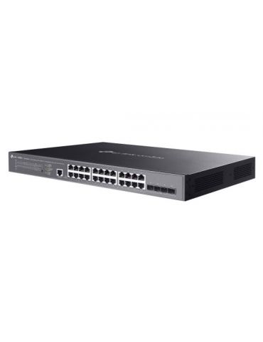 TP-Link Omada SG3428XMPP switch-uri Gestionate L2+ Gigabit Ethernet (10 100 1000) Power over Ethernet (PoE) Suport 1U Negru - Tik.ro