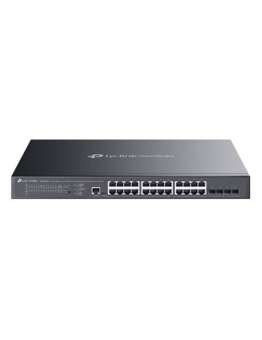 TP-Link Omada SG3428XMPP switch-uri Gestionate L2+ Gigabit Ethernet (10 100 1000) Power over Ethernet (PoE) Suport 1U Negru
