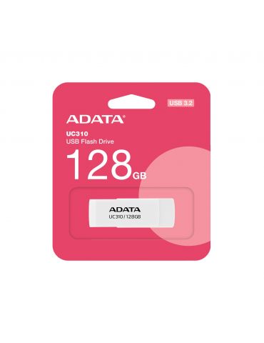ADATA UC310 memorii flash USB 128 Giga Bites USB Tip-A 3.2 Gen 1 (3.1 Gen 1) Alb - Tik.ro