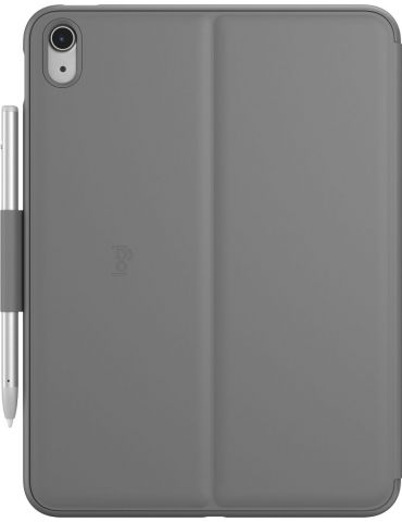 Logitech Slim Folio AZERTY Franţuzesc Bluetooth Gri