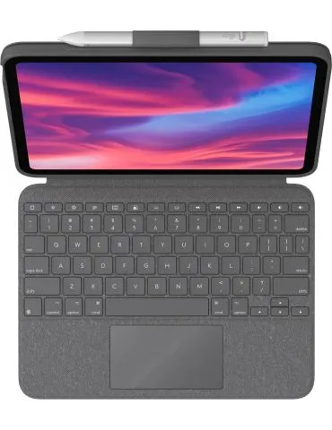 Logitech Combo Touch AZERTY Franţuzesc Smart Connector Gri