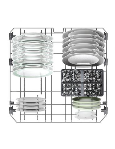 Candy CIP 3E7L0W Complet încorporat 13 seturi farfurii E