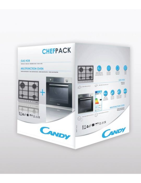 Candy Timeless FCP605X E - CHG6 65 L A+ Din oţel inoxidabil
