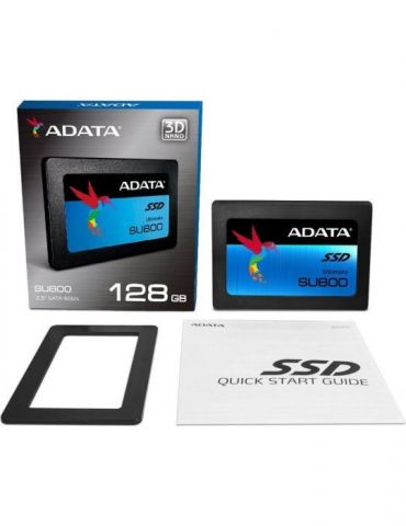 Ssd adata ultimate su800 128 gb 2.5 inch s-ata 3 3d tlc nand r/w: 560/520 mb/s asu800ss-128gt-c Adata - 1