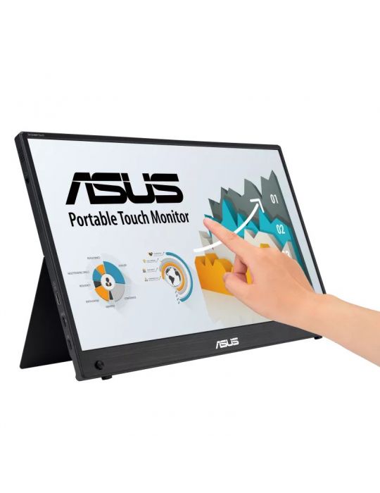 ASUS ZenScreen MB16AMTR monitoare LCD 39,6 cm (15.6") 1920 x 1080 Pixel Full HD Ecran tactil Negru