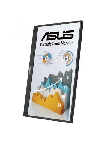 ASUS ZenScreen MB16AMTR monitoare LCD 39,6 cm (15.6") 1920 x 1080 Pixel Full HD Ecran tactil Negru