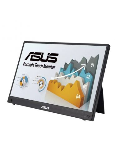 ASUS ZenScreen MB16AMTR monitoare LCD 39,6 cm (15.6") 1920 x 1080 Pixel Full HD Ecran tactil Negru
