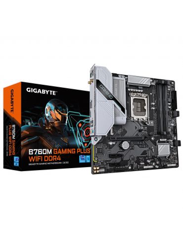 GIGABYTE B760M GAMING PLUS WIFI DDR4 Intel B760 LGA 1700 micro-ATX - Tik.ro