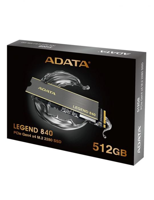 SSD A-Data Legend 840, 512GB, PCIe Gen4.0 x4, M.2  - 1