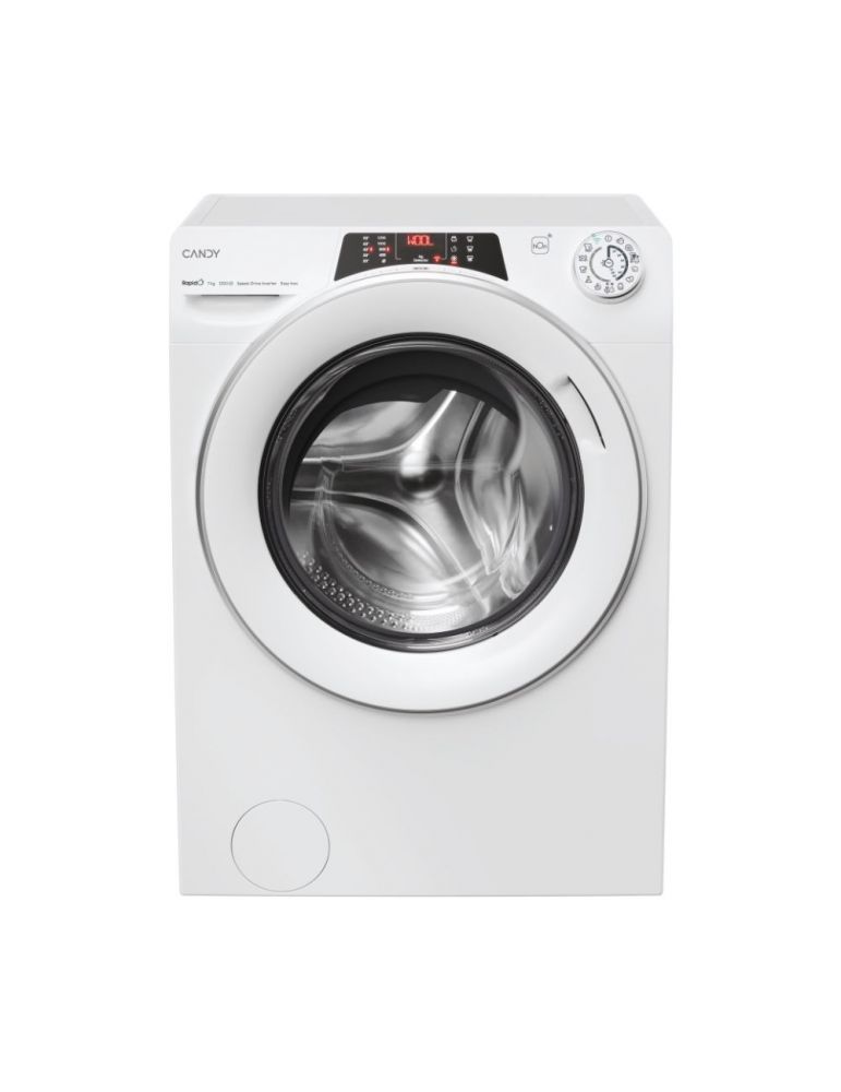 Candy RapidÓ RO41274DWMST/1-S mașini de spălat Încărcare frontală 7 kilograme 1200 RPM Alb