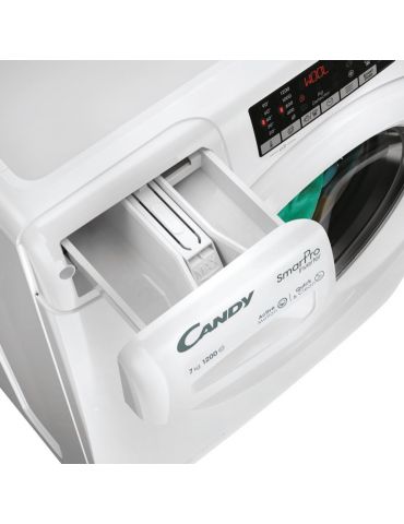 Candy Smart Pro Inverter CO4 274TWM6 1-S mașini de spălat Încărcare frontală 7 kilograme 1200 RPM Alb