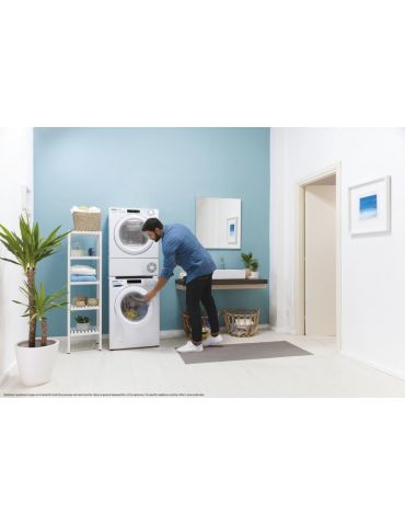 Candy Smart Pro CSOE H8A2DE-S uscătoare De sine stătător Încărcare frontală 8 kilograme A++ Alb