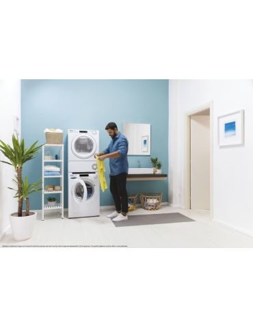 Candy Smart Pro CSOE H8A2DE-S uscătoare De sine stătător Încărcare frontală 8 kilograme A++ Alb