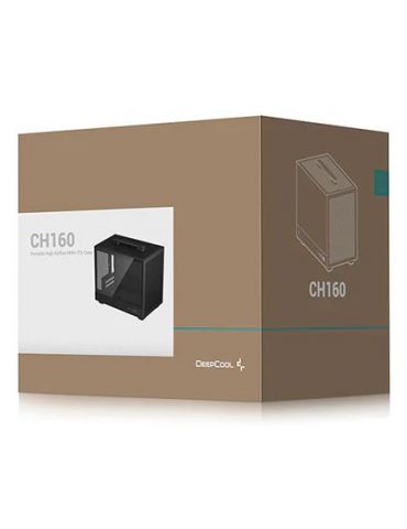 DeepCool CH160 Small Form Factor (SFF) Negru