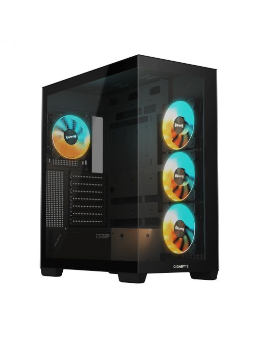 GIGABYTE C500 PANORAMIC STEALTH Midi Tower Negru