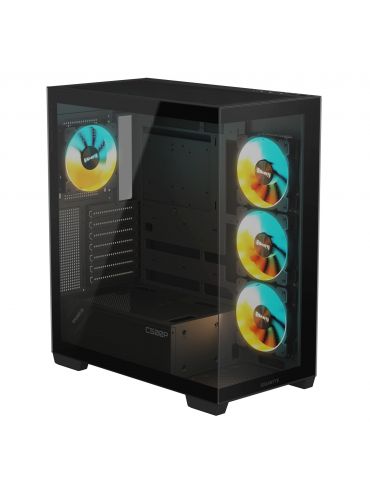 GIGABYTE C500 PANORAMIC STEALTH Midi Tower Negru