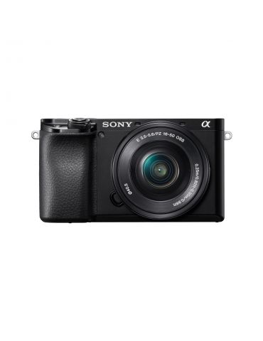 Sony α 6100 + 16-50mm + 55-210mm MILC 24,2 MP CMOS 6000 x 40000 Pixel Negru