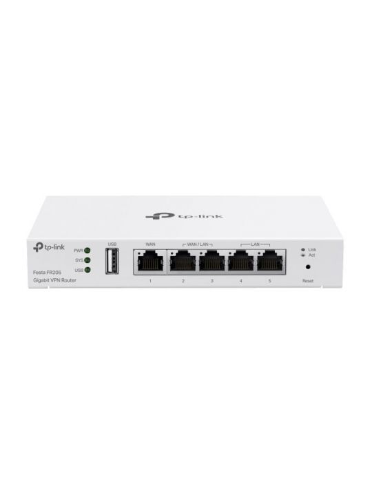 TP-Link Festa FR205 router cu fir 10 Gigabit Ethernet, 100 Gigabit Ethernet, Gigabit Ethernet Alb