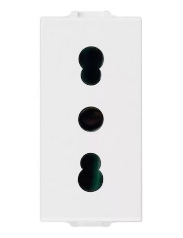 Vimar priza 2p+n 1 modul alb - Tik.ro