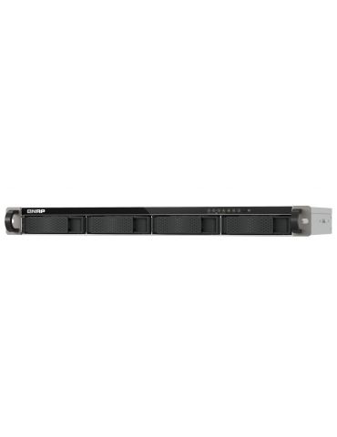 QNAP TS-433eU NAS Cabinet metalic (1U) Cortex-A Cortex-A55 4 Giga Bites 0 TB QNAP Turbo System Negru - Tik.ro