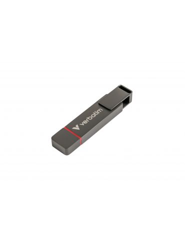 Verbatim Dual QuickStick memorii flash USB 1 TB USB Type-A   USB Type-C 3.2 Gen 1 (3.1 Gen 1) Gri