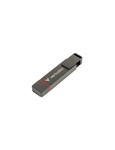 Verbatim Dual QuickStick memorii flash USB 512 Giga Bites USB Type-A   USB Type-C 3.2 Gen 1 (3.1 Gen 1) Gri
