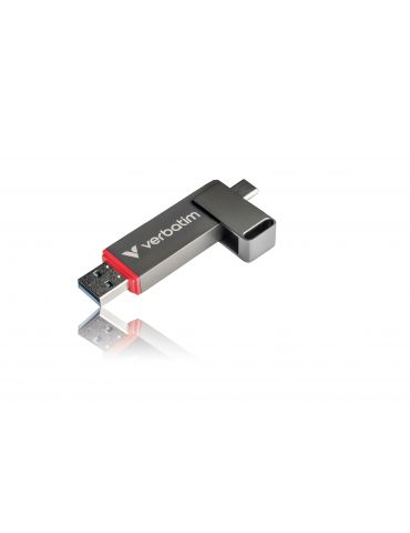 Verbatim Dual QuickStick memorii flash USB 512 Giga Bites USB Type-A   USB Type-C 3.2 Gen 1 (3.1 Gen 1) Gri